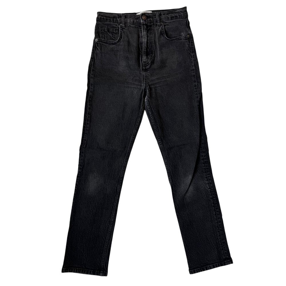Reformation Liza Jeans 28 Black Sustainable Organic Denim Capsule Ecotone Europe - Picture 2 of 16